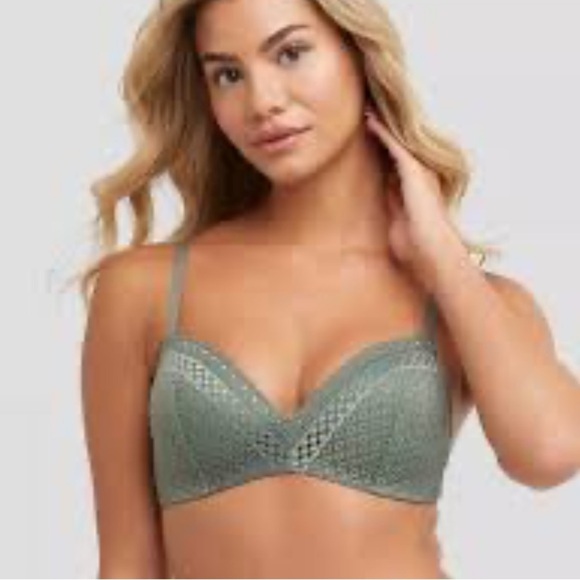 Maidenform bra Olive Self Expressions Lined Wireless T-Shirt Bra Size 40C - Picture 1 of 5